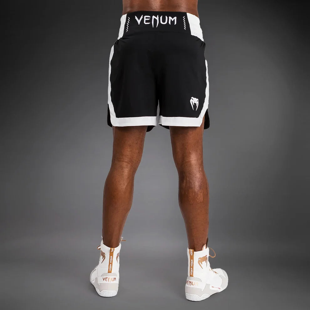 Pantaloncini da Boxe Venum - Nero\Bianco