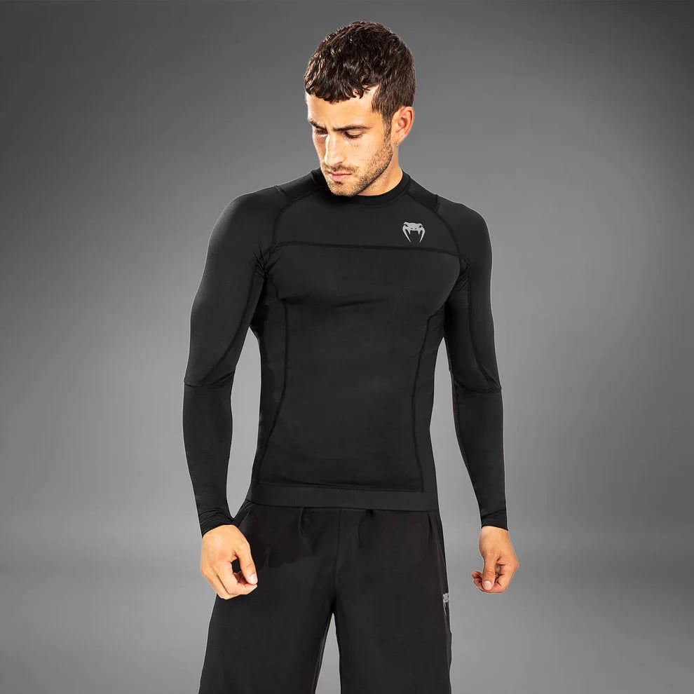 Rashguard Venum G-Fit Air a Maniche Lunghe - Nera