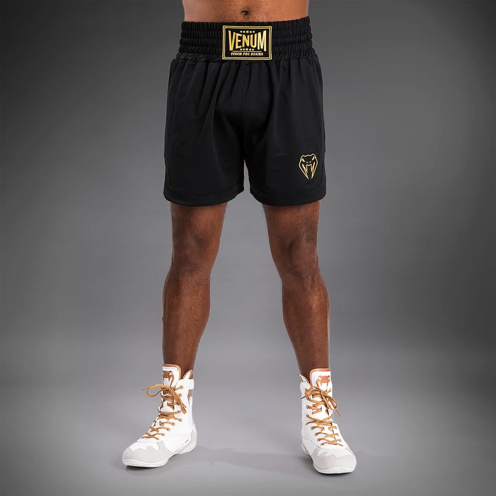 Pantaloncini da Boxe Venum - Nero\Oro