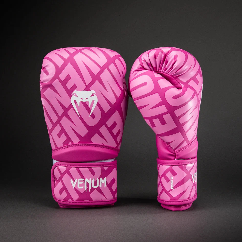Guantoni da Boxe Venum 3D - Rosa\Bianco
